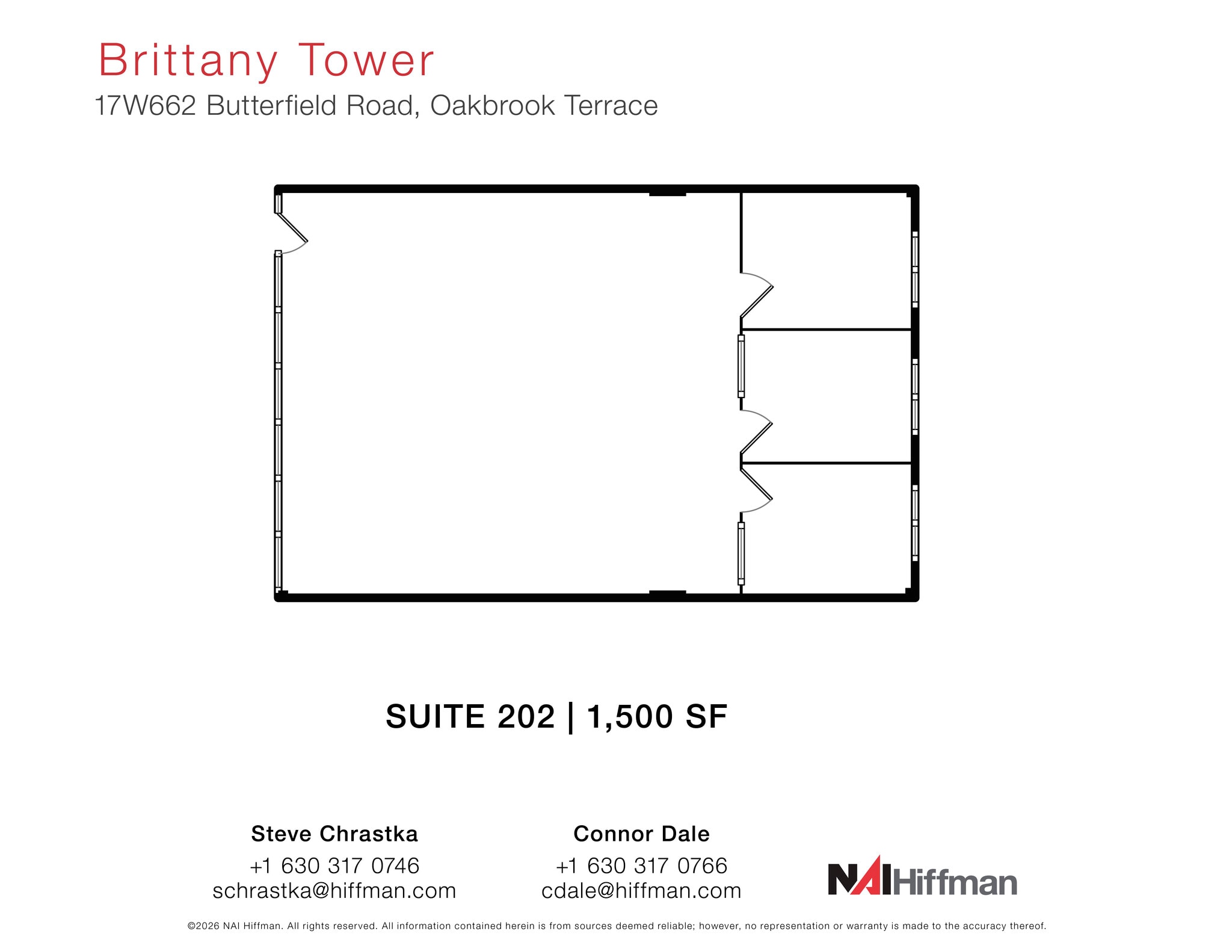 17W662 Butterfield Rd, Oakbrook Terrace, IL à louer Photo intérieure- Image 1 de 1