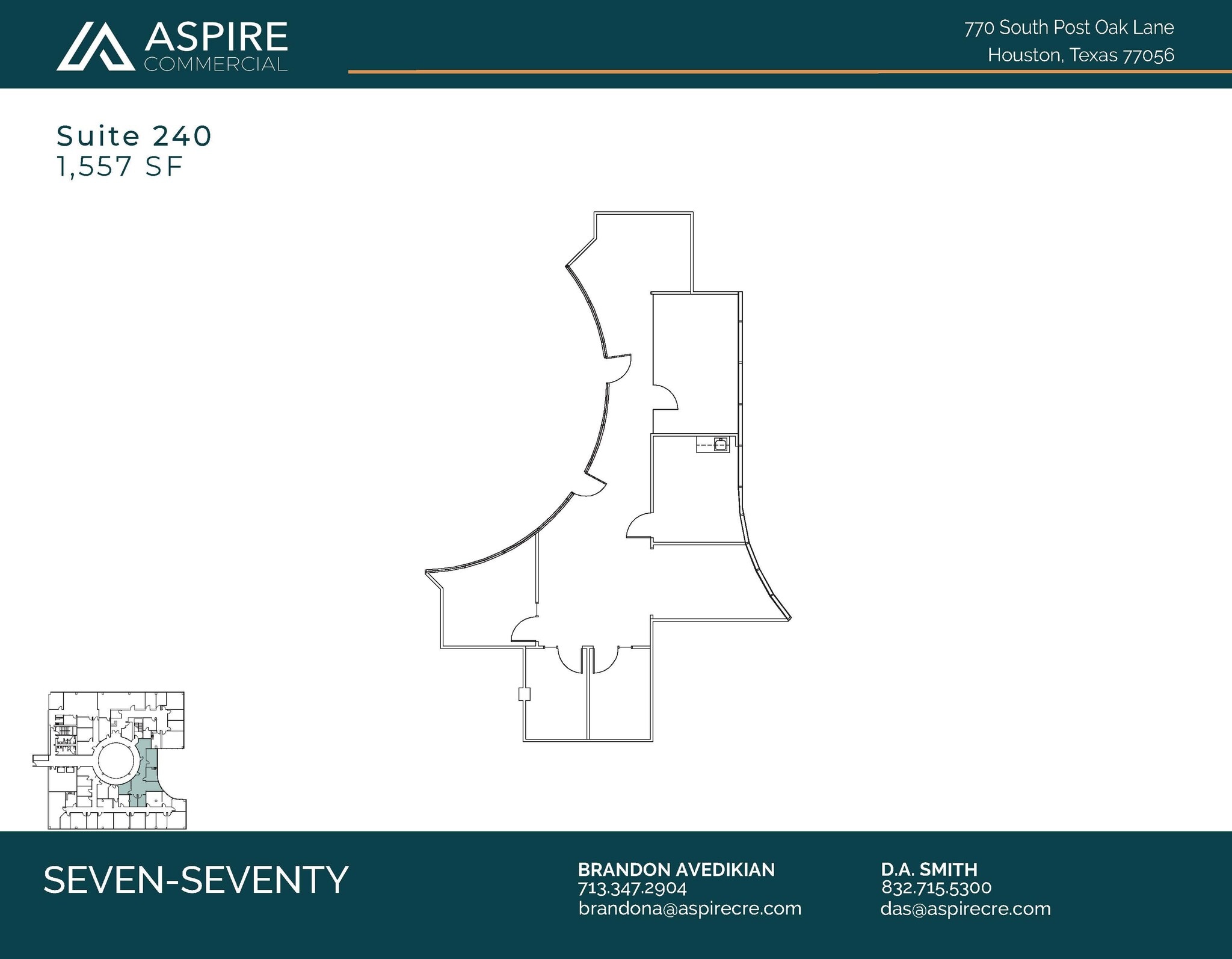 770 S Post Oak Ln, Houston, TX for lease Floor Plan- Image 1 of 2