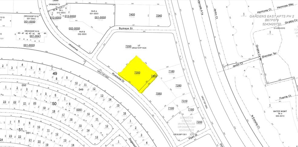 10350 Riverside Dr, Palm Beach Gardens, FL à vendre - Plan cadastral - Image 3 de 11