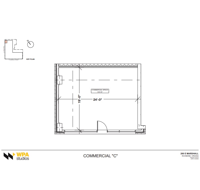 200 E Marshall St, Richmond, VA à louer Plan d’étage- Image 1 de 1