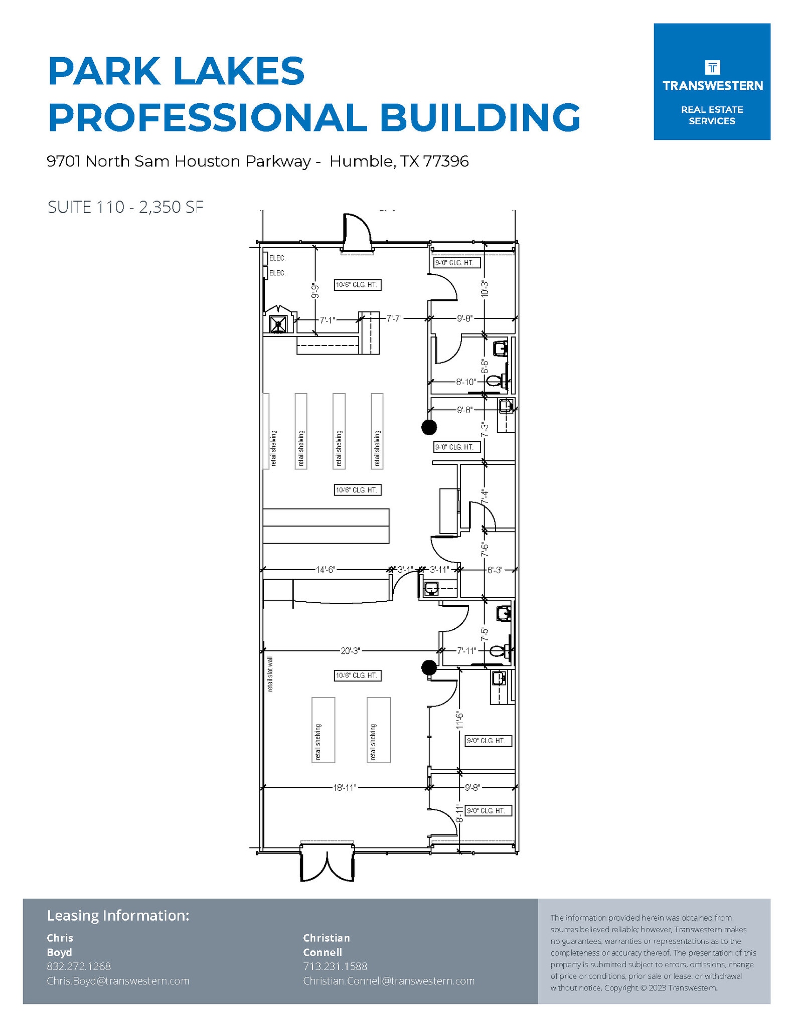 9701 N Sam Houston Pky, Humble, TX for lease Floor Plan- Image 1 of 1