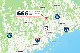 666 Main Ave, Norwalk, CT for lease Map- Image 2 of 4