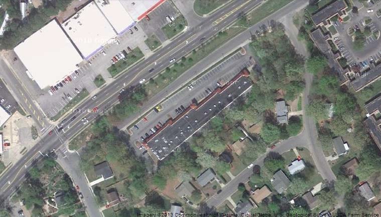 470-484 Denbigh Blvd, Newport News, VA for sale - Aerial - Image 3 of 6