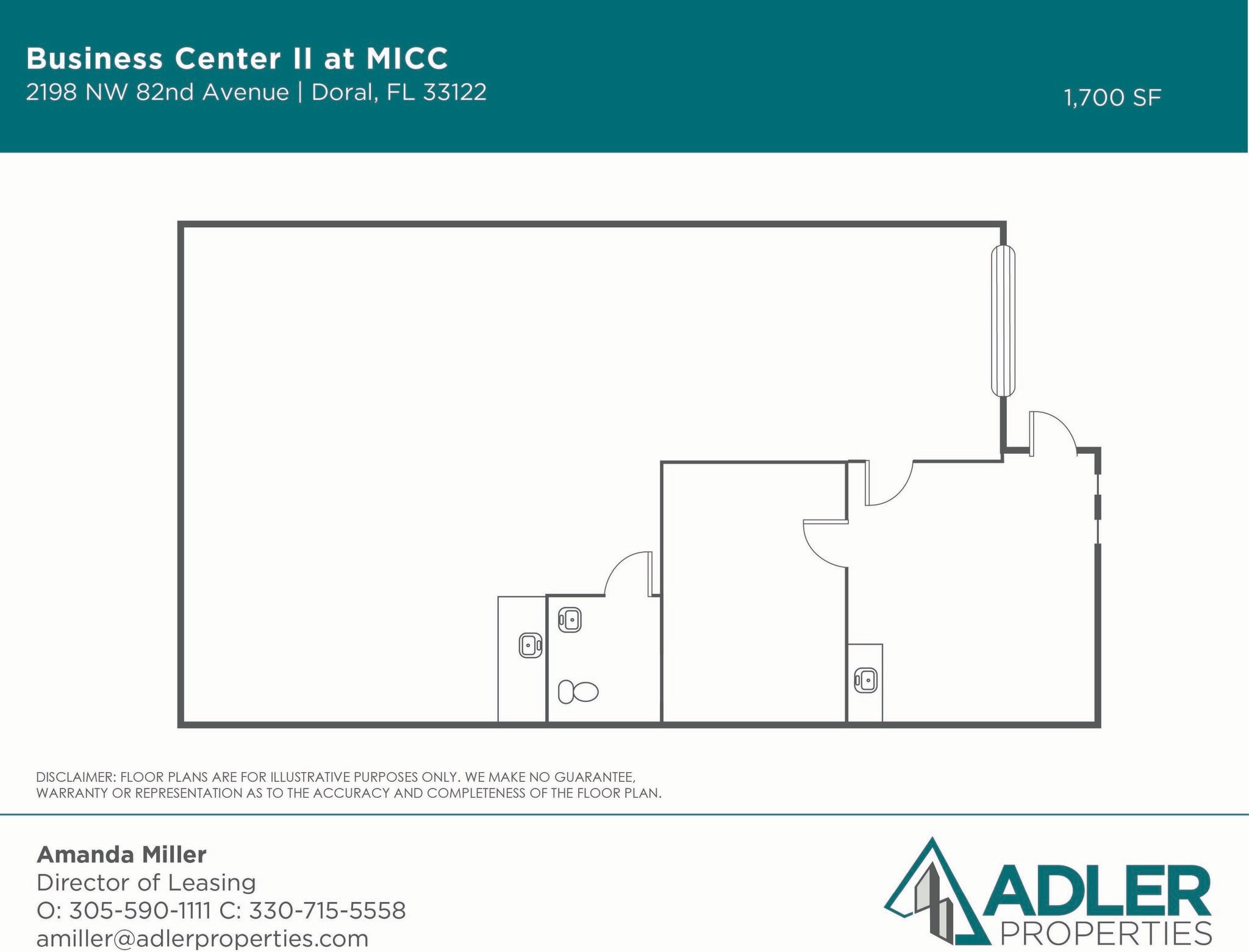 2156-2214 NW 82nd Ave, Miami, FL for lease Floor Plan- Image 1 of 1