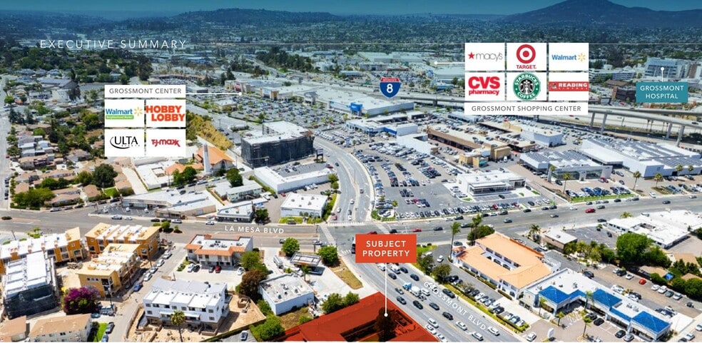 8969 Grossmont Blvd, La Mesa, CA à vendre - Photo du bâtiment - Image 2 de 9