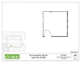 691 N Squirrel Rd, Auburn Hills, MI for lease Floor Plan- Image 1 of 1