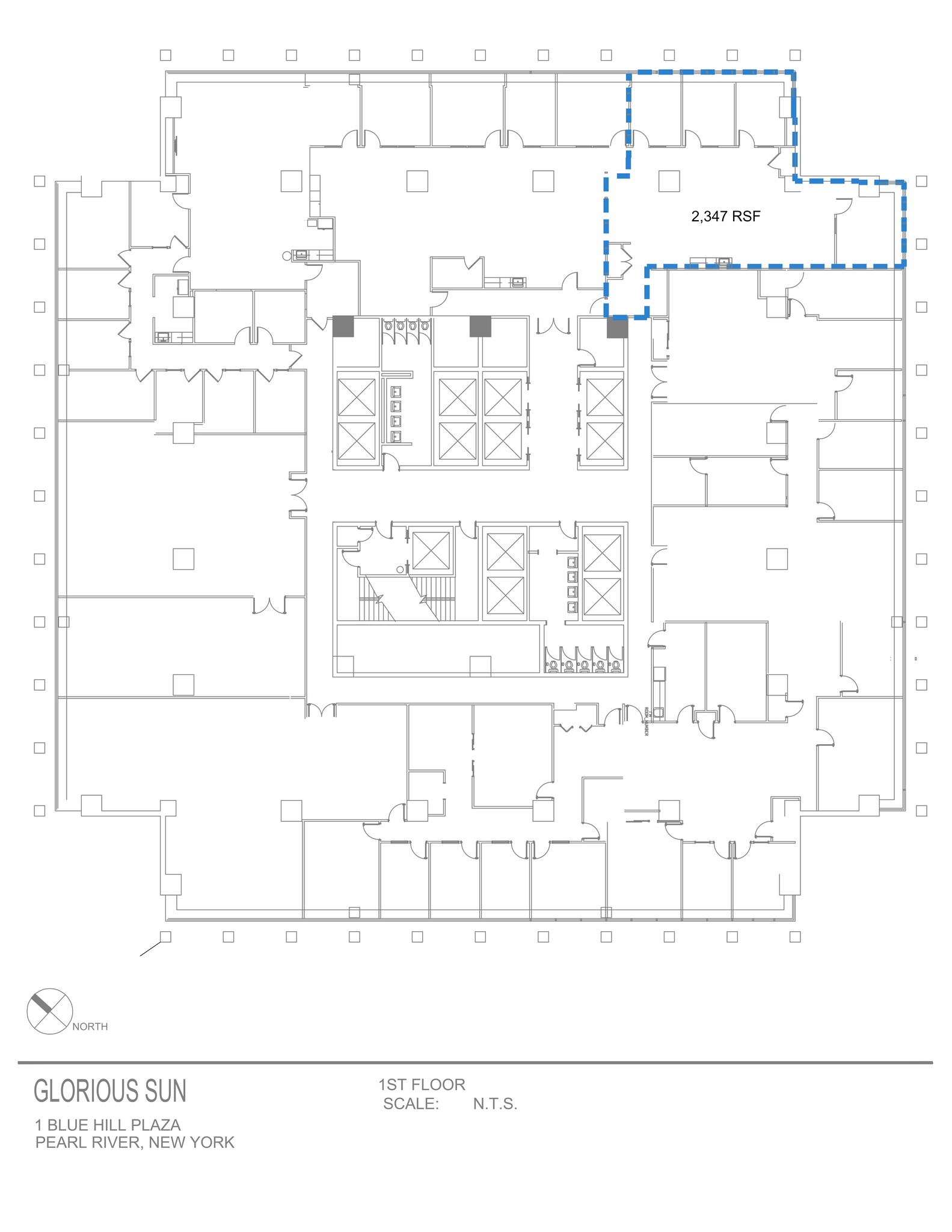 1 Blue Hill Plz, Pearl River, NY à louer Plan de site- Image 1 de 1