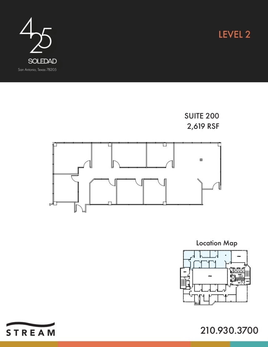 425 Soledad St, San Antonio, TX for lease Floor Plan- Image 1 of 1
