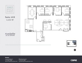 1165 N Clark St, Chicago, IL à louer Plan d’étage- Image 1 de 1