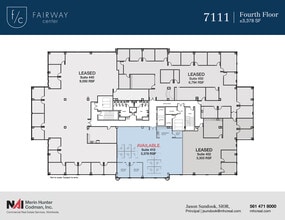7108-7121 Fairway Dr, Palm Beach Gardens, FL for lease Floor Plan- Image 2 of 10