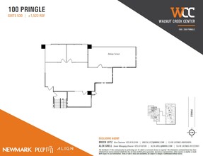 100 Pringle Ave, Walnut Creek, CA for lease Floor Plan- Image 1 of 1