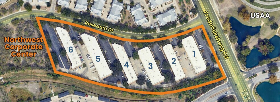 4702-4716 Research Dr, San Antonio, TX à louer - Aérien - Image 3 de 17
