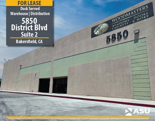 Plus de détails pour 5850 District Blvd, Bakersfield, CA - Industriel à louer