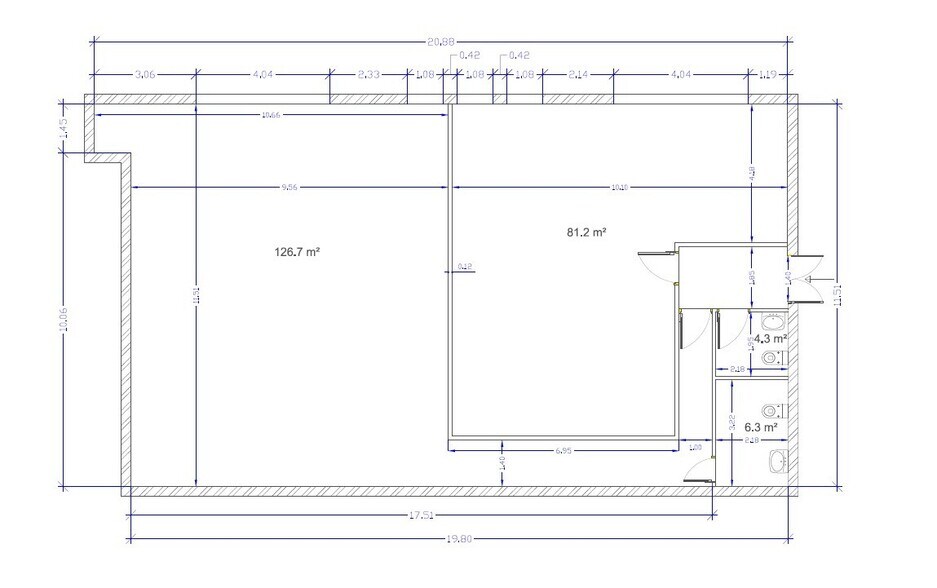 Bureau dans Aubagne à louer - Plan d’étage - Image 3 de 3