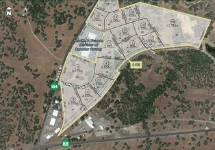 Highway 104 & Ridge Road, Sutter Creek, CA - AERIAL  map view - Image1