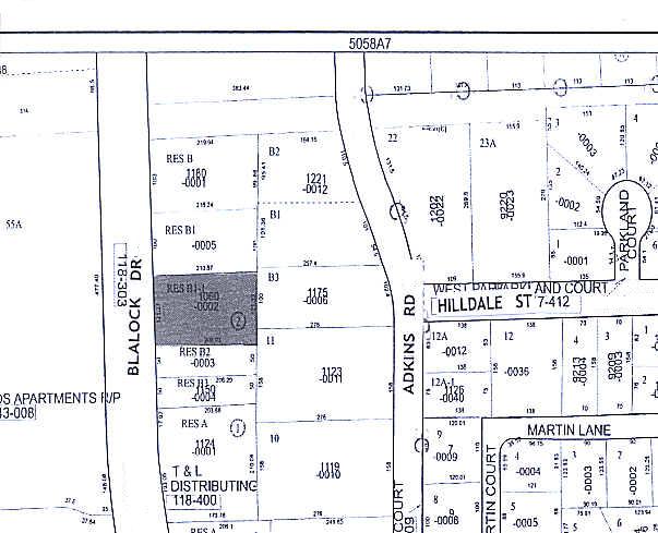 1160 Blalock Rd, Houston, TX à louer - Plan cadastral - Image 3 de 3