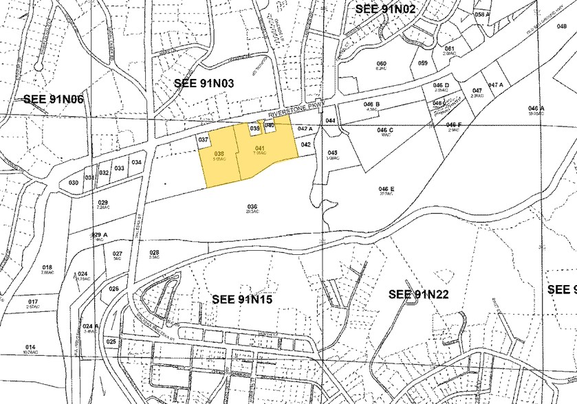 104-150 Riverstone Pky, Canton, GA à louer - Plan cadastral - Image 2 de 15