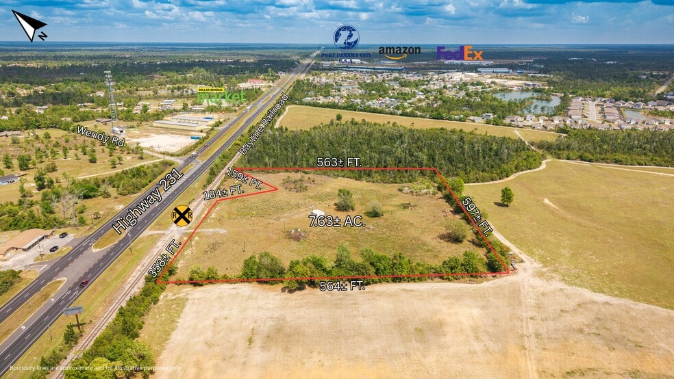 6804 U.S. 231, Panama City, FL for sale - Aerial - Image 2 of 11