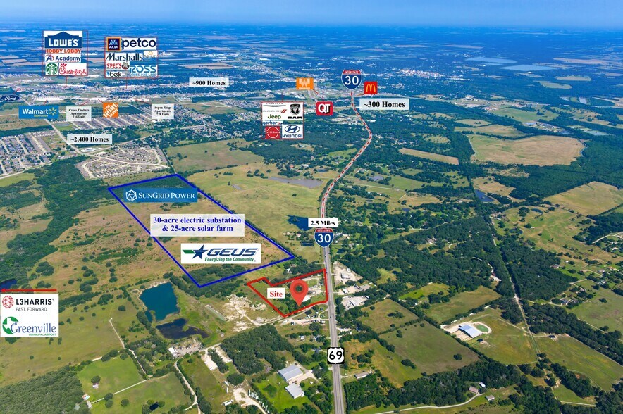 2244 Highway 69 S, Greenville, TX à louer - Aérien - Image 2 de 22