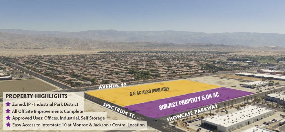 NEC Of Showcase Parkway & Spectrum St, Indio, CA for sale - Building Photo - Image 2 of 5