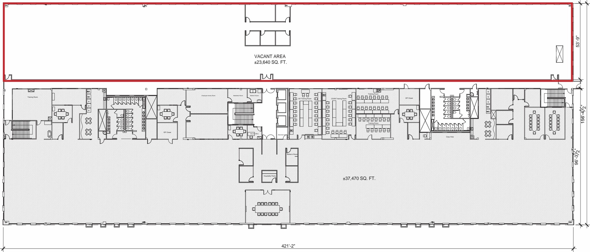 801-835 S Akers St, Visalia, CA à louer Plan d’étage- Image 1 de 1