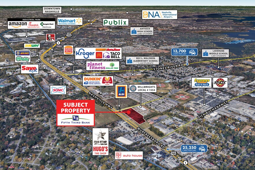 5343 Murfreesboro Rd, La Vergne, TN à vendre - Photo du bâtiment - Image 3 de 4