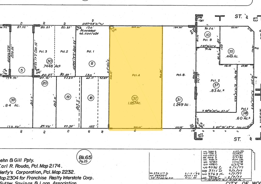 50 W Main Street, Woodland, CA à vendre - Plan cadastral - Image 1 de 1