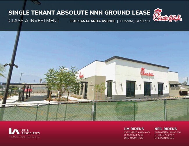 Plus de détails pour 3340 Santa Anita Ave, El Monte, CA - Commerce de détail à vendre