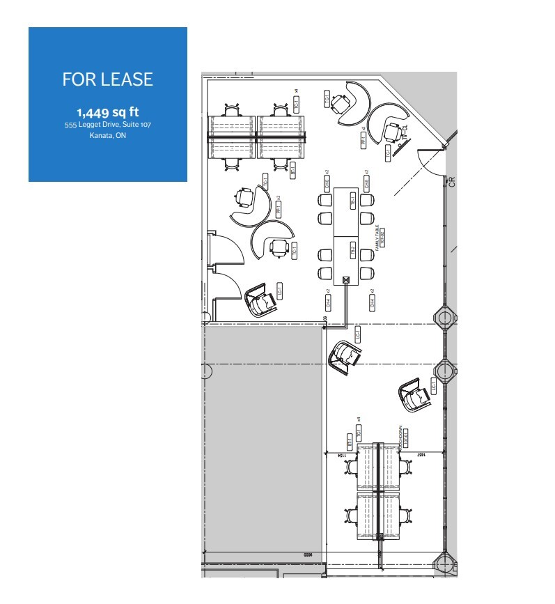 555 Legget Dr, Ottawa, ON à louer Plan d  tage- Image 1 de 1