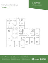 1091-1099 W Hawthorn Dr, Itasca, IL for lease Floor Plan- Image 1 of 2