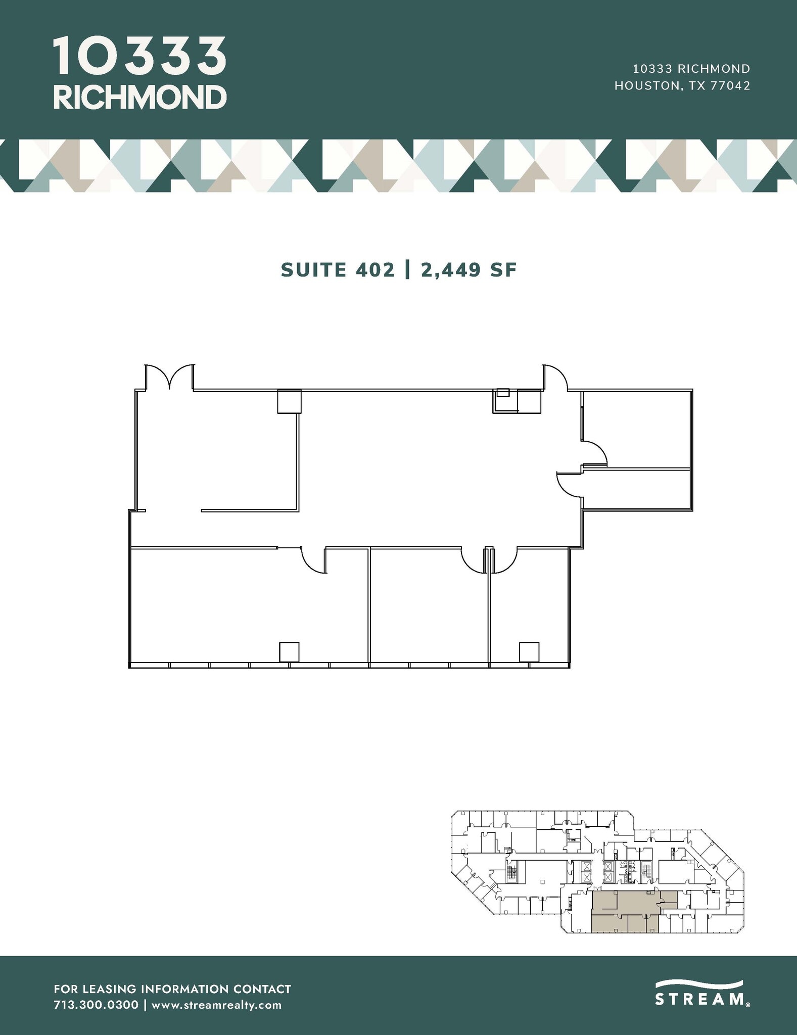 10333 Richmond Ave, Houston, TX for lease Floor Plan- Image 1 of 1