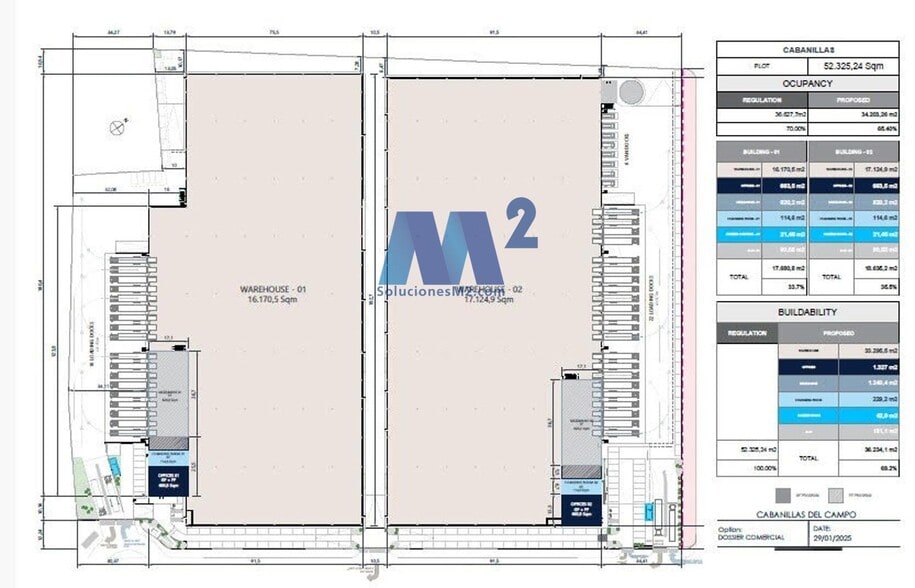 Industriel dans Cabanillas del Campo, Guadalajara à louer - Plan de site - Image 2 de 2