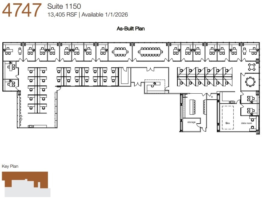 4747 Executive Dr, San Diego, CA à louer Plan d’étage- Image 1 de 1