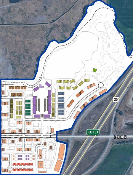 US Highway 20 & ID Highway 33 Interchange, Sugar City, ID for lease - Site Plan - Image 3 of 3