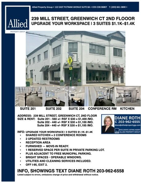 239 Mill St, Greenwich, CT à louer - Photo du bâtiment - Image 2 de 21