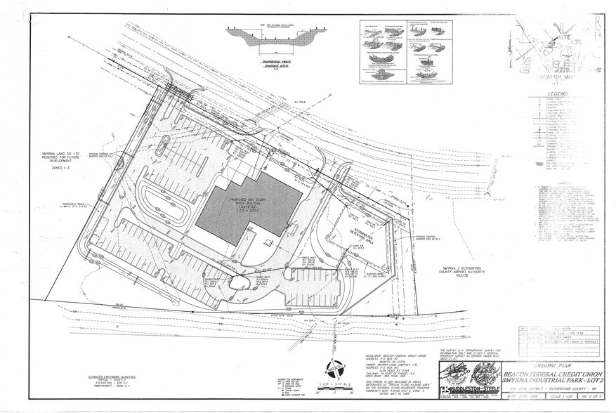 105 Threet Industrial Blvd, Smyrna, TN à vendre - Plan de site - Image 3 de 3