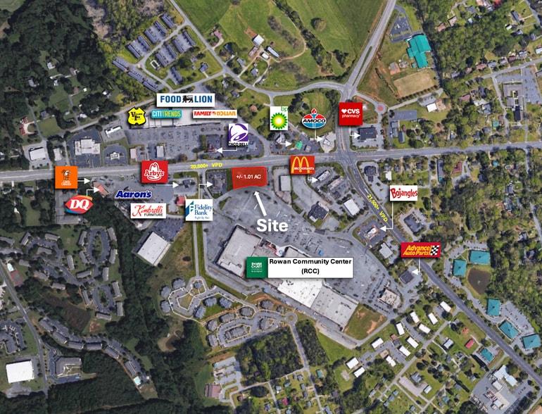 Statesville Blvd, Salisbury, NC for sale - Aerial - Image 3 of 6