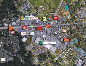 Statesville Blvd, Salisbury, NC - AÉRIEN Vue de la carte