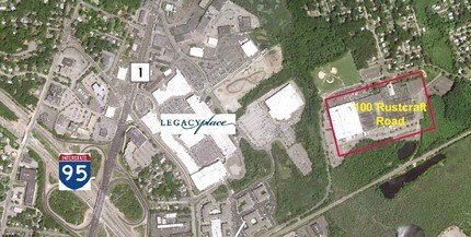 210-240 Rustcraft Rd, Dedham, MA - AERIAL  map view - Image1