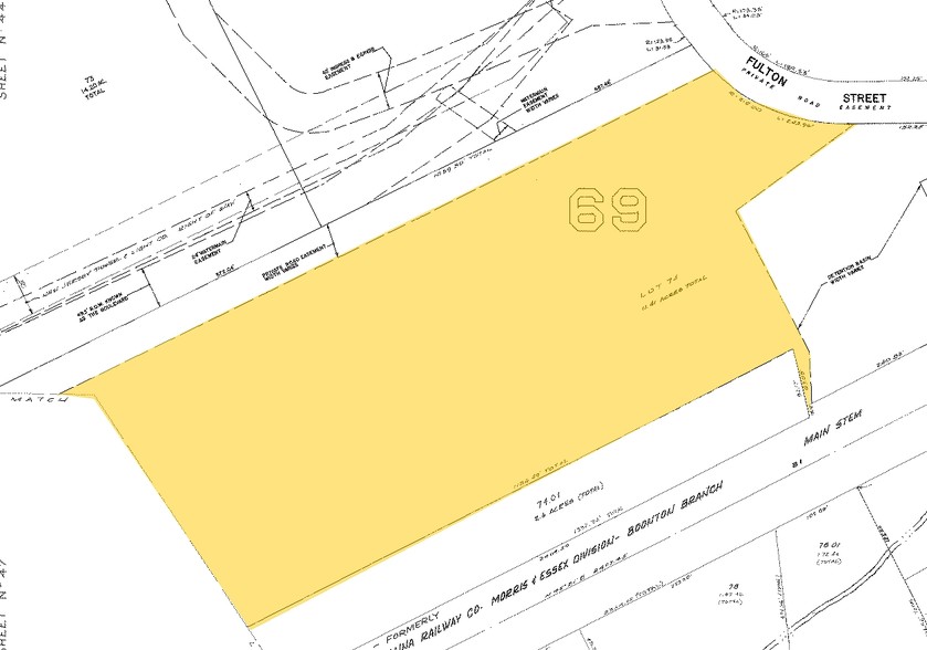 100 Fulton St, Boonton, NJ à vendre - Plan cadastral - Image 1 de 1