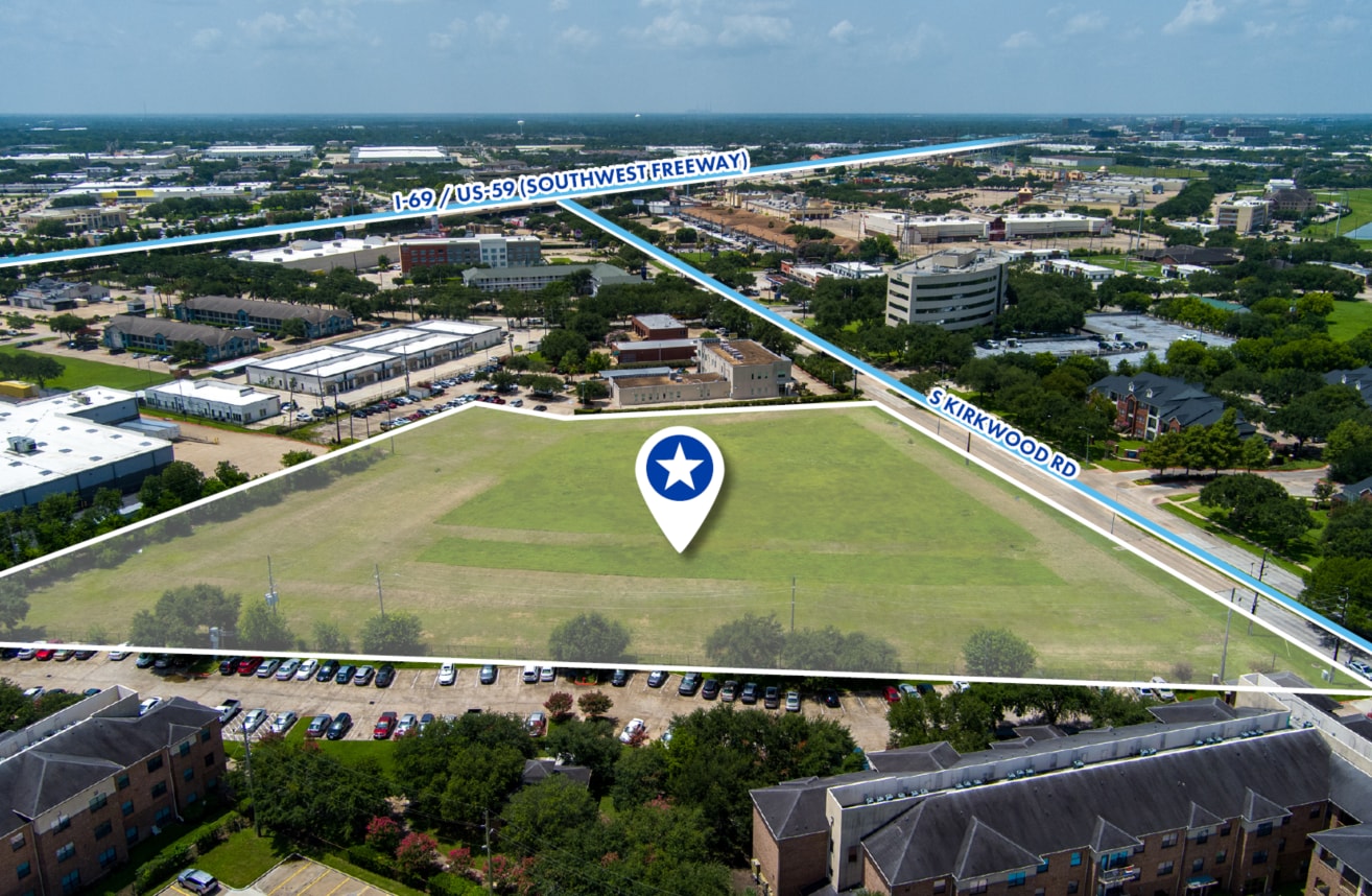 12369 KIRKWOOD, Stafford, TX for sale Aerial- Image 1 of 4