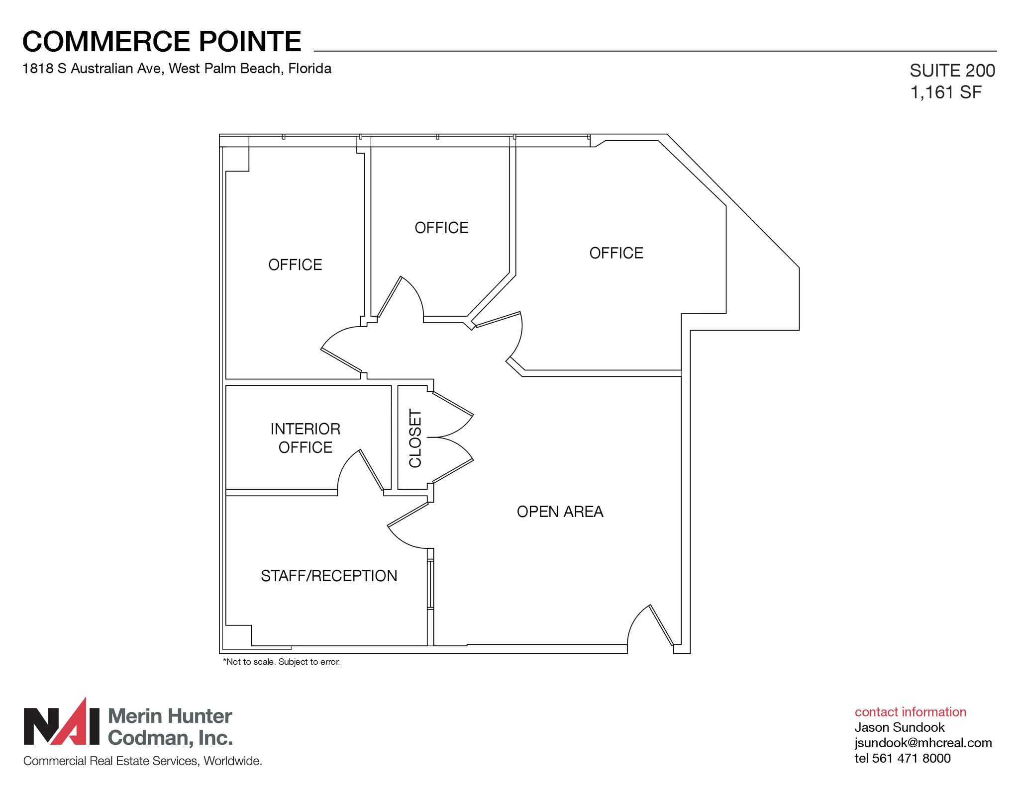 1818 S Australian Ave, West Palm Beach, FL à louer Plan d’étage- Image 1 de 5