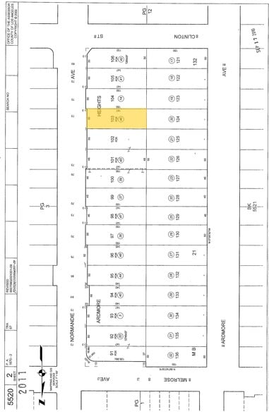601 N Normandie Ave, Los Angeles, CA for sale - Plat Map - Image 3 of 21