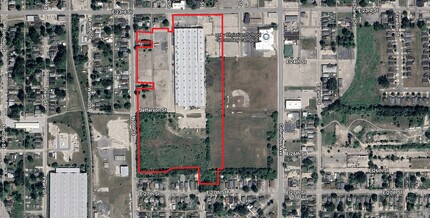 2316 Jefferson St, Anderson, IN - AERIAL  map view
