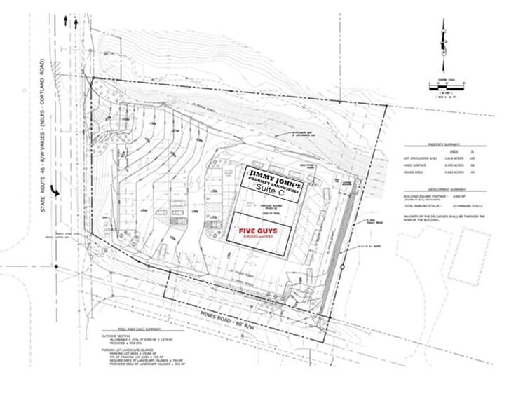 2385-2389 Niles Cortland Rd SE, Warren, OH for lease - Site Plan - Image 2 of 2