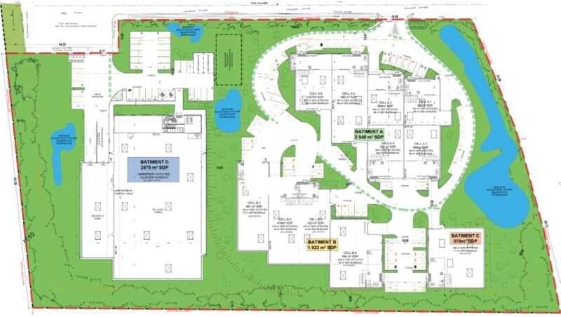 Local d'activités dans Ollainville à vendre - Plan de site - Image 2 de 2