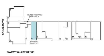 8001 Sweet Valley Dr, Valley View, OH à louer Plan de site- Image 2 de 2
