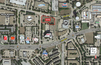 15150 Commercial Dr, Addison, TX - aerial  map view