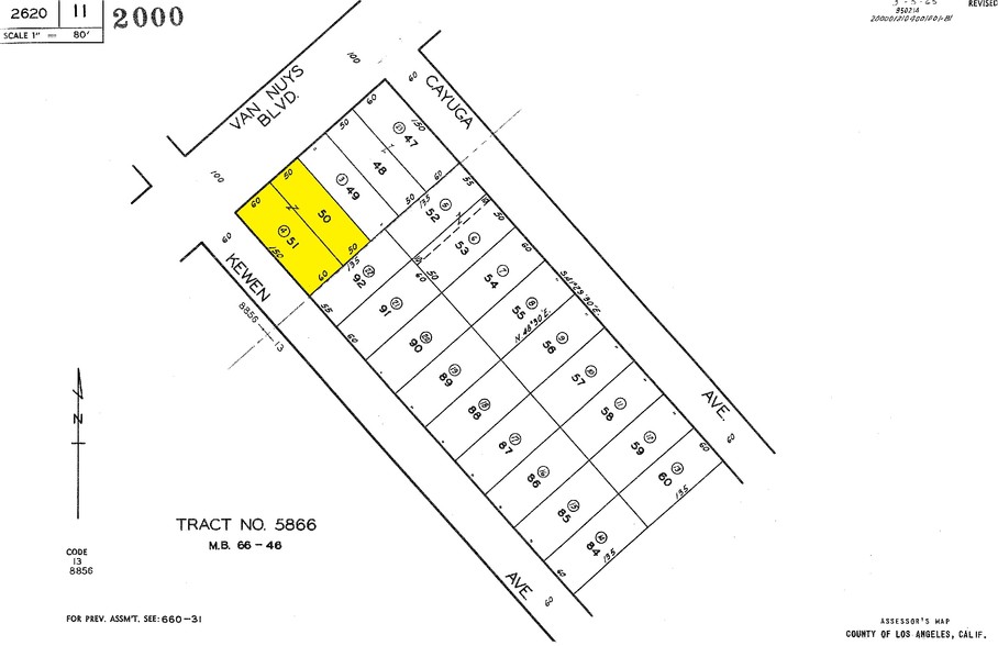 13476 Van Nuys Blvd, Pacoima, CA à vendre - Plan cadastral - Image 1 de 1