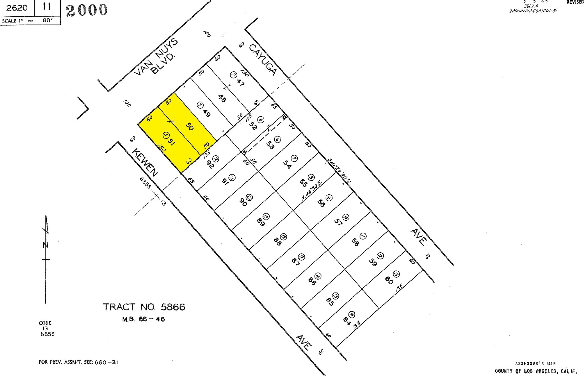 13476 Van Nuys Blvd, Pacoima, CA for sale Plat Map- Image 1 of 1